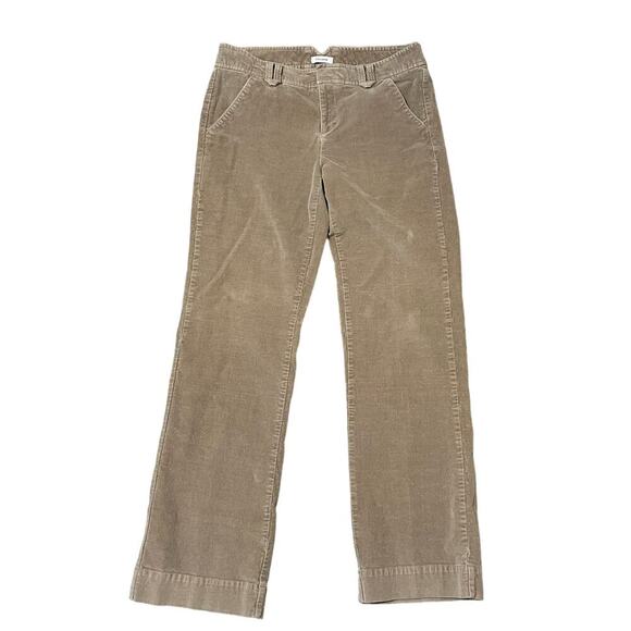Dockers Women's Corduroy Pants Tan Straight‎ Trouser Leg Mid Rise Casual Size 8M - Picture 1 of 8